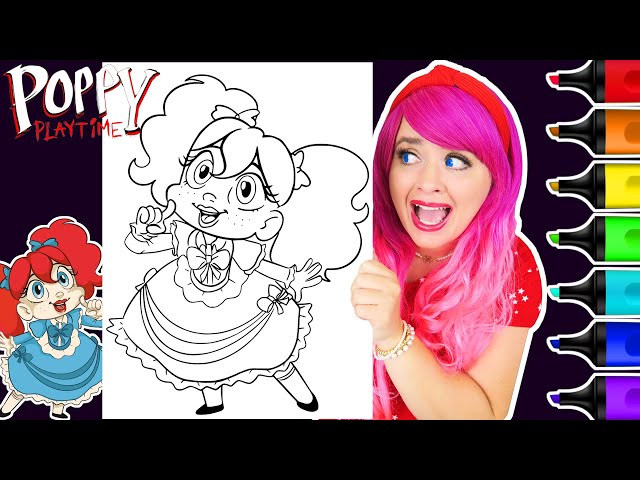 Coloring Poppy Playtime Coloring Page | Ohuhu Art Markers