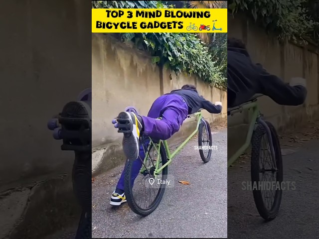 Top 3 mind blowing bicycle gadgets#shorts #youtubeshorts #gadgets #bicycle