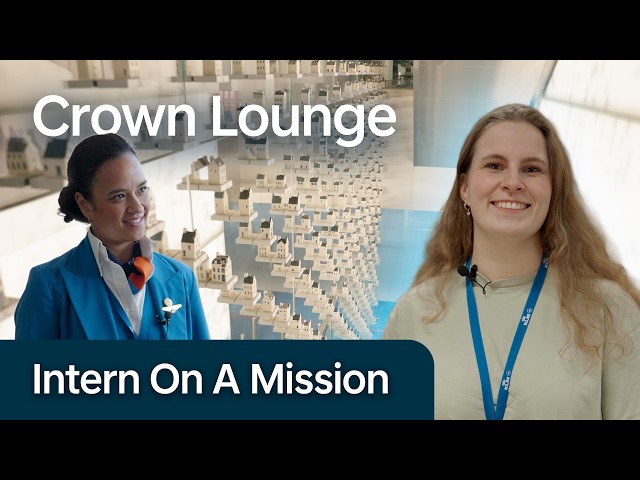 Inside the KLM Crown Lounge ✈️ | Intern On A Mission | KLM