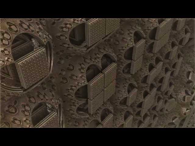 3D Fractal - Mandelbox 4D Zoom (HD)