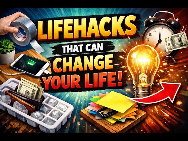 THESE LIFEHACKS WILL CHANGE YOUR LIFE 100%