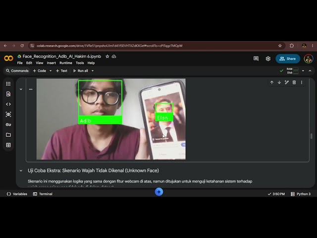 Project Akhir Computer Vision – Face Recognition Menggunakan Python dan OpenCV | Adib Al Hakim