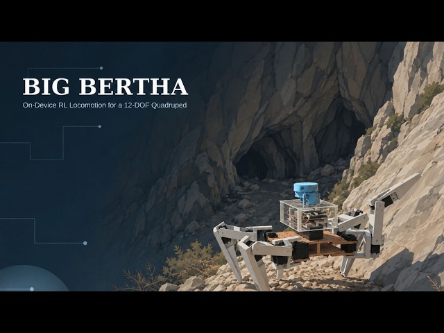 Big Bertha : Autonomous Navigation on a Spider Bot