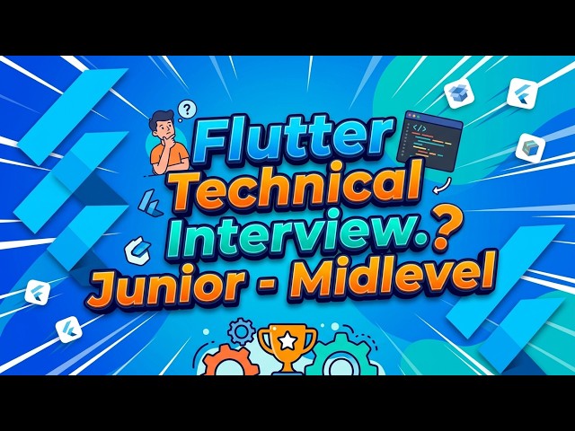 They Asked Me THESE Flutter Questions in My Interview 😳 | Junior to Mid-Level Flutter Interview