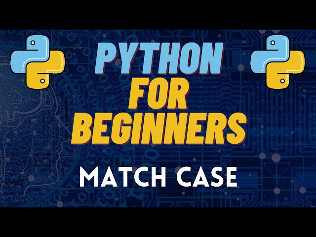 Python For Beginners - 12 - Match case