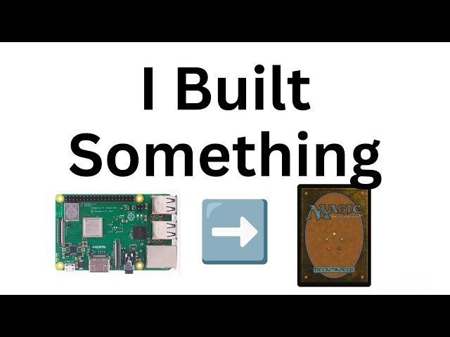 Raspberry Pi That Prints Magic Cards