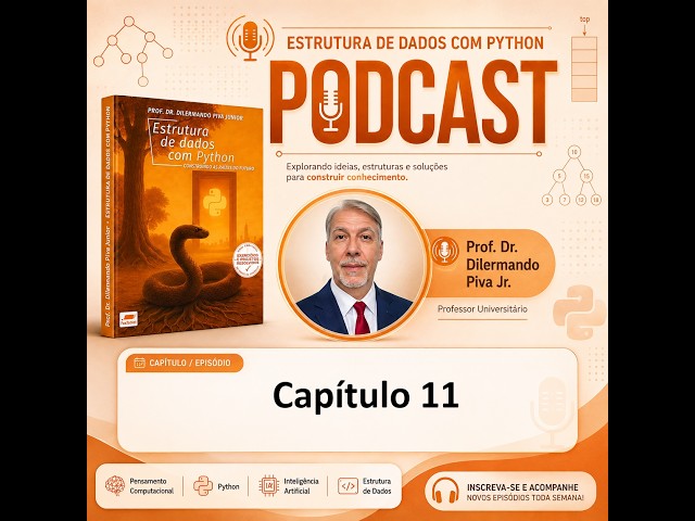 Podcast Pré-Aula | Capítulo 11 – Árvores, Árvores Binárias e Busca em BST
