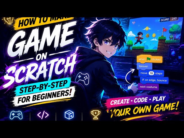 🎮 How to Make Game on Scratch | Step-by-Step Tutorial for Beginners