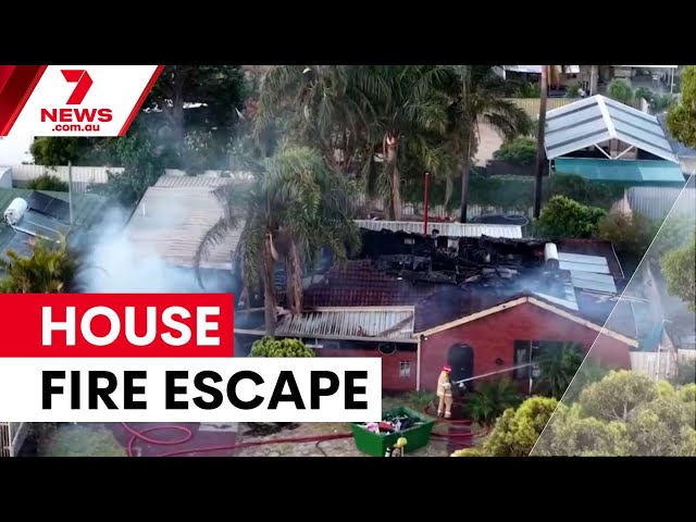 Family escapes devastating Maddington house fire | 7NEWS