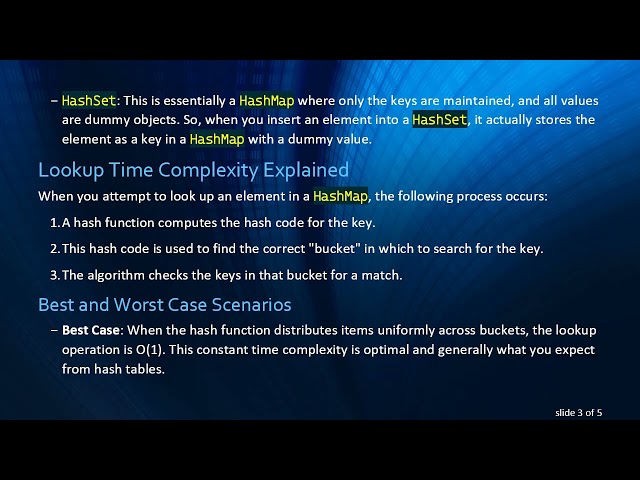 Understanding the HashSet and Its Worst Case Lookup Time Complexity in Java
