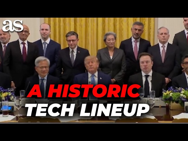 Trump's WILD WHITE HOUSE Tech Summit: MUSK, ZUCKERBERG, BEZOS and TECH GIANTS PACK THE ROOM