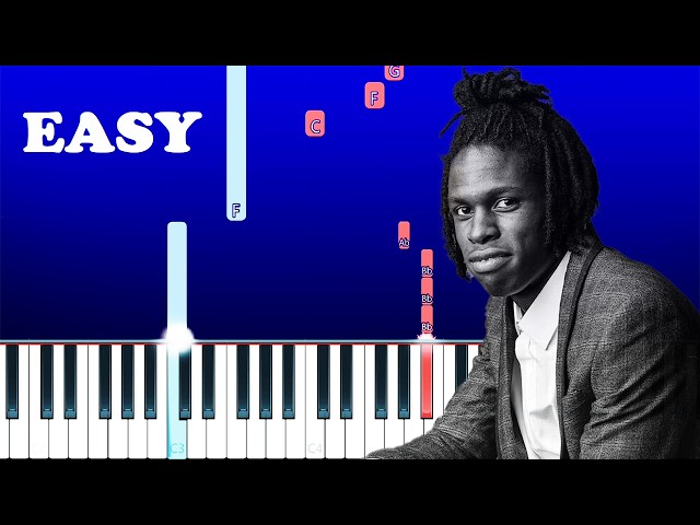 Daniel Caesar - Who Knows (EASY Piano Tutorial)