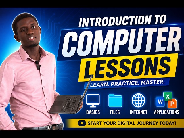🔥 Learn Computer Basics from Scratch | Complete Beginner's Guide (Lesson 1)