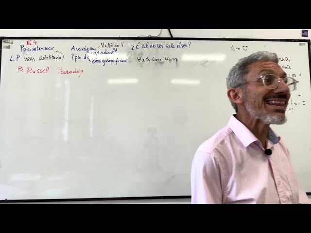 34-O. El principio de omniejemplificación o de gradualidad. La paradoja de Russell