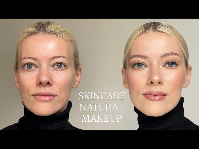 My Go-To Natural Makeup Look + Essential Skincare Steps for Glowing Skin | Elena Rachitskaya