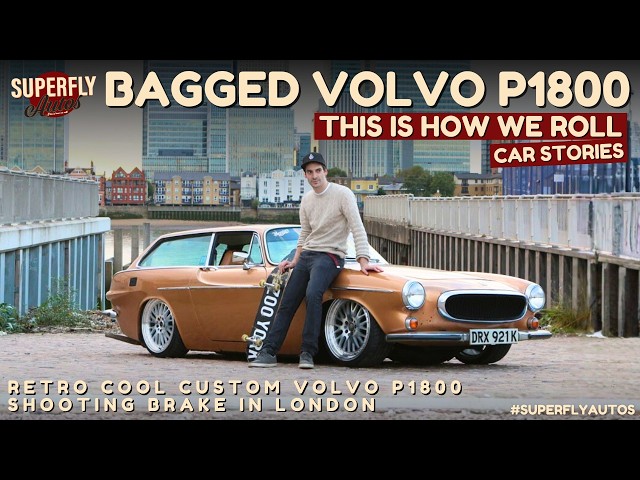 Bagged custom Volvo P1800 shooting brake is one of the coolest retro cars ever!