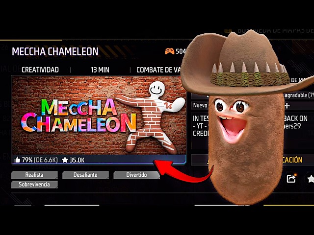 I Tried The Most Viral MECHA CHAMELEON Map in Free Fire☠️