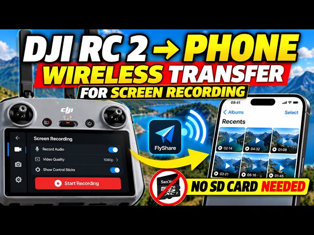SCREEN RECORDING TUTORIAL DJI RC2