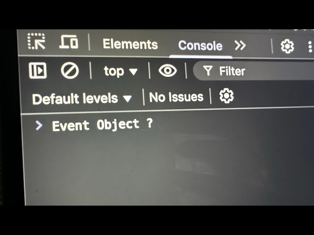 Event Object in JavaScript