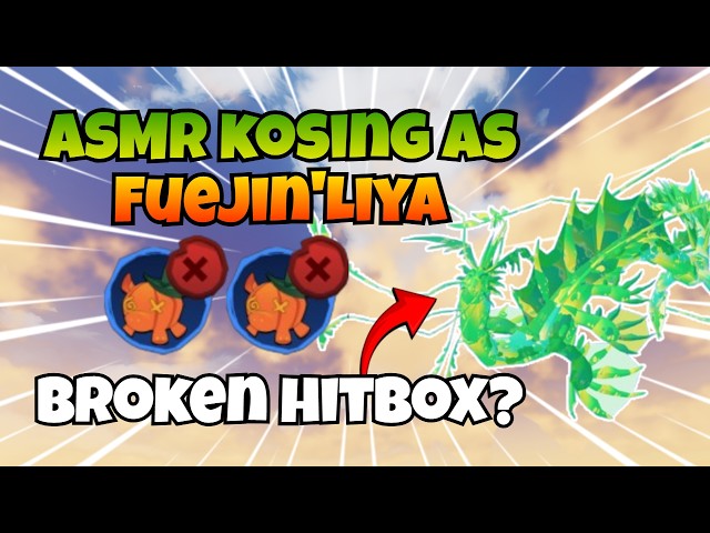 Keyboard ASMR ⌨️ Sweaty Kosing as Fuejin'Liya 🐉In Creatures of Sonaria 🐍
