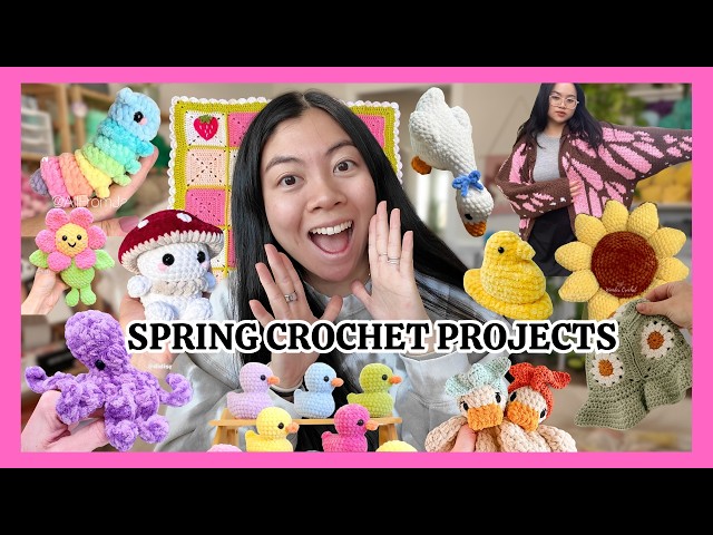 20 Spring Crochet Project Ideas 🌷 Market Ideas, Amigurumi & Non-Amigurumi, Beginner Friendly ⭐️