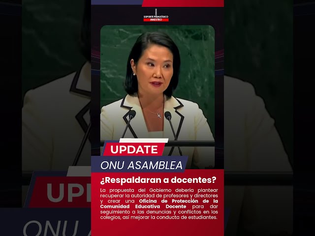 🇵🇪👩‍🏫 KEIKO FUJIMORI: “TEACHERS CANNOT TEACH IN FEAR”