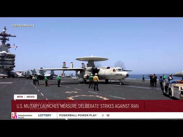 U.S. military strikes Iranian drone and radar sites