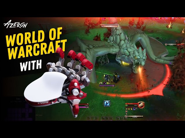 World of Warcraft Dragonflight gameplay with Azeron gaming keypad (no commentary)