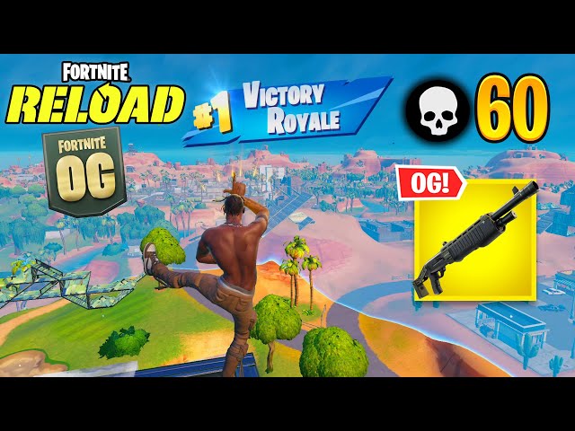 Fortnite Reload | 60 Kill Solo Ranked Win Full Gameplay (Keyboard & Mouse)
