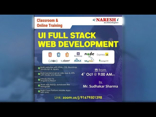 DAY 01 04 OCTOBER   (UI - Full Stack Web Development)