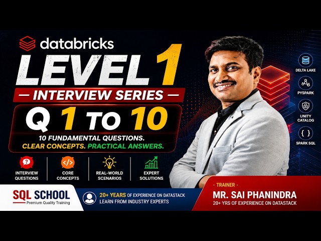 Databricks Interview Series Level 1 | Top 10 Interview Questions