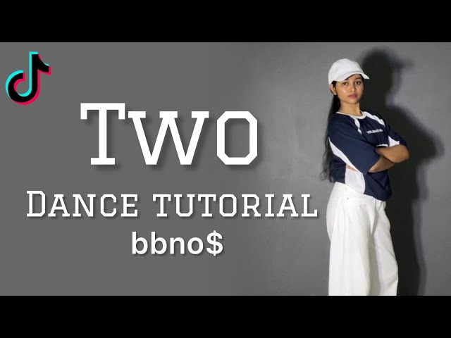 Two (bbno$) Dance Tutorial Step by Step Explanation + Counts + Slowmusic #dancechallenge 