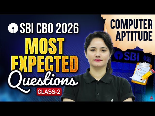 SBI CBO 2026 Computer Aptitude | Class 2 Most Expected Questions | By Neelam Mam