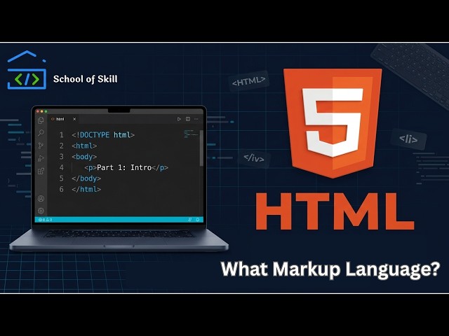 What is Markup Language? | HTML Basic Fundamentals Class 3 | Web Development for Beginners