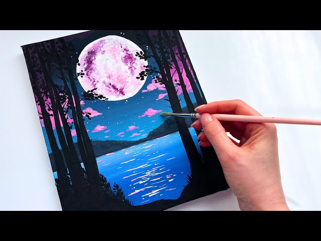 Easy Acrylic Painting for Beginners | 15 Minute Tutorial