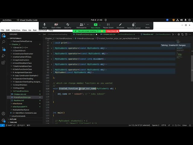 15. friend function in CPP/C++ #cpplus