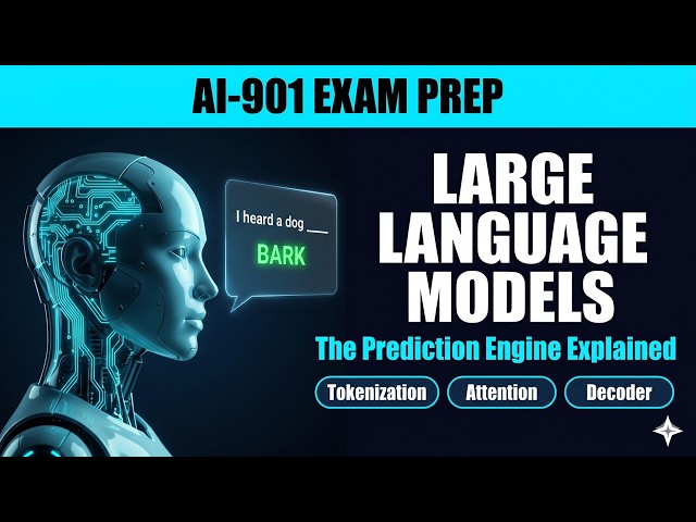 How Do Large Language Models Work? Tokens, Transformers & Predictions Explained #llms #ai901