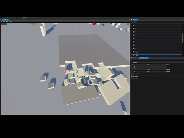Game realtime destruction system