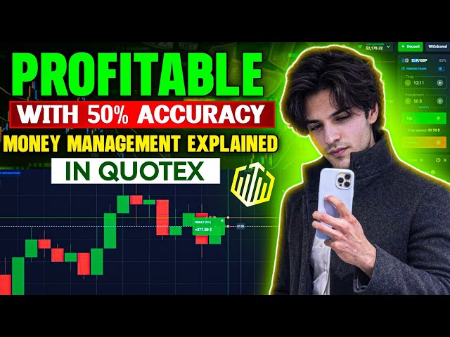 Profitable with 50% Accuracy | QUOTEX Binary Trading Money Management Explained.