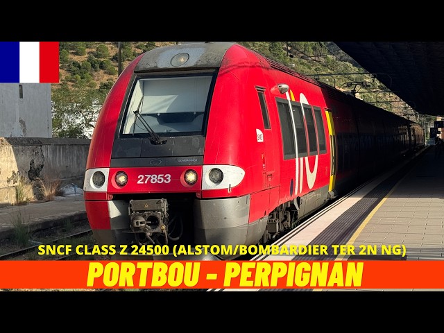 Cab Ride Portbou → Perpignan (France, August 2026) Train Driver's View 4K