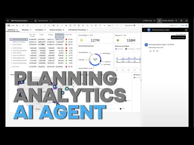 How AI Agents Work Inside IBM Planning Analytics (walk through)