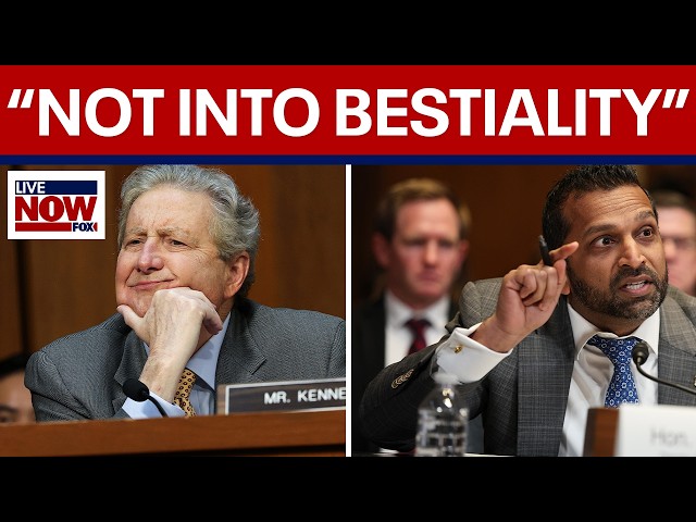 WATCH: Patel, Senator Kennedy go on bestiality rant during Capitol hearing