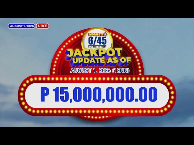 [LIVE] PCSO 2:00 PM Lotto Draw - August 1, 2026