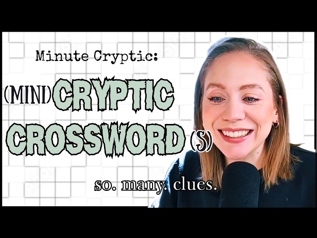 A love letter to Minute Cryptic... | Cryptic Cluesday | Mini Cryptic Crosswords