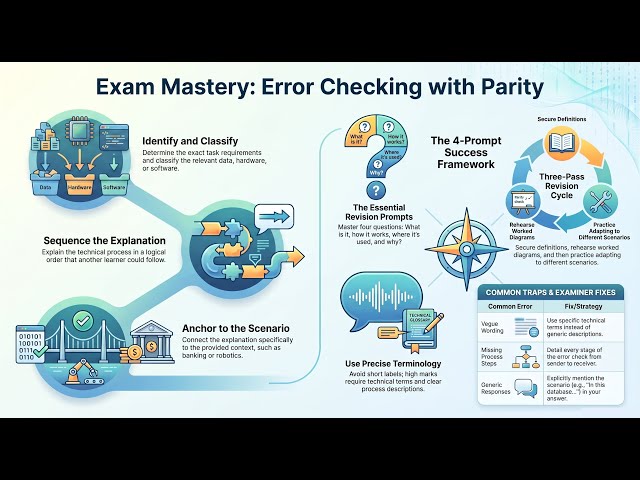 Error Checking with Parity Exam Strategy - Computer Science IGCSE and O Level