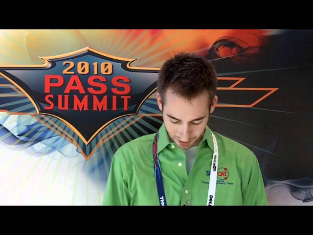 Paul Mestemaker and his SQLPASS green shirt