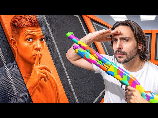 I Played Meccha Chameleon In a Trampoline Park!