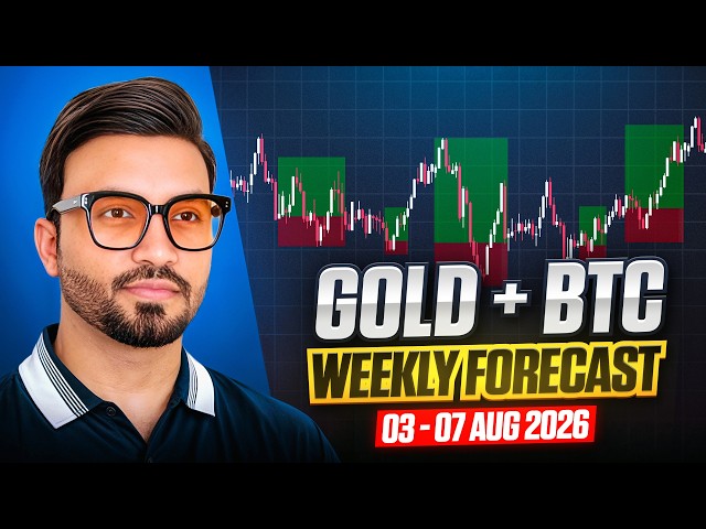 GOLD & BTC Weekly Forecast | August 03 - 07, 2026 Analysis | MSB FX