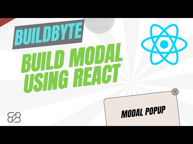 How to Build a Modal in React JS | React Modal with Click Outside to Close | Beginner Tutorial