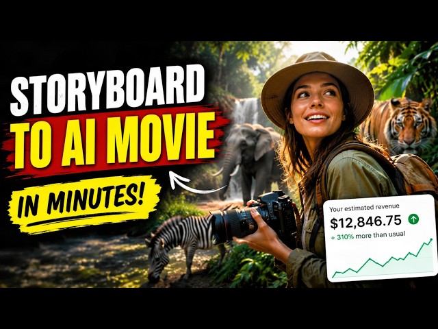 Turn Any Storyboard Into a Full AI Movie with Google Flow (100% FREE)